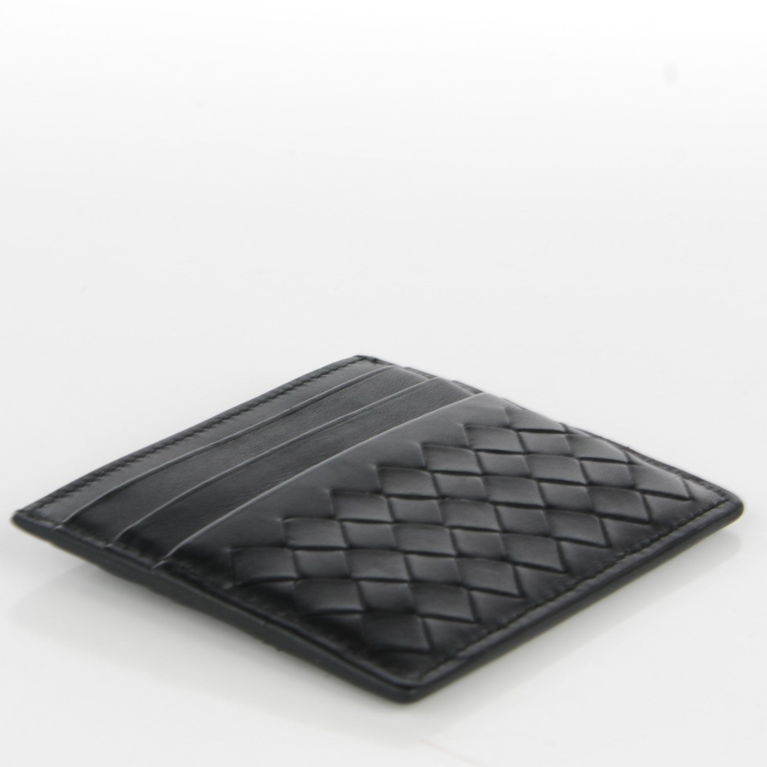 Bottega Veneta Nappa Intrecciato VN Card Case Nero Black 4 of 8