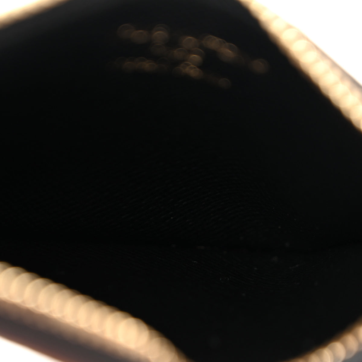 Reverse Monogram Zipped Romy Card Holder