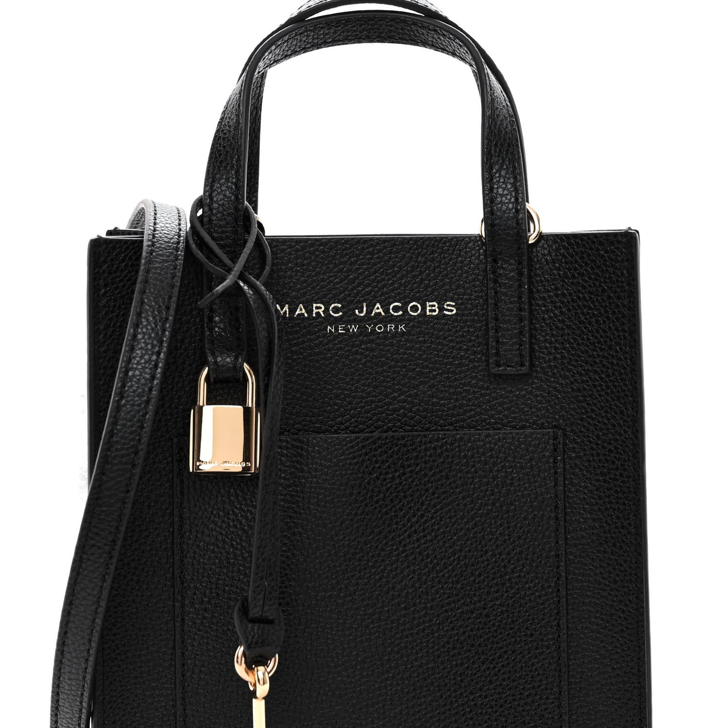 Calfskin Micro Grind Tote Bag Black