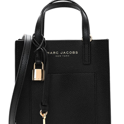 Marc Jacobs Calfskin Micro Grind Tote Bag Black 7 of 9