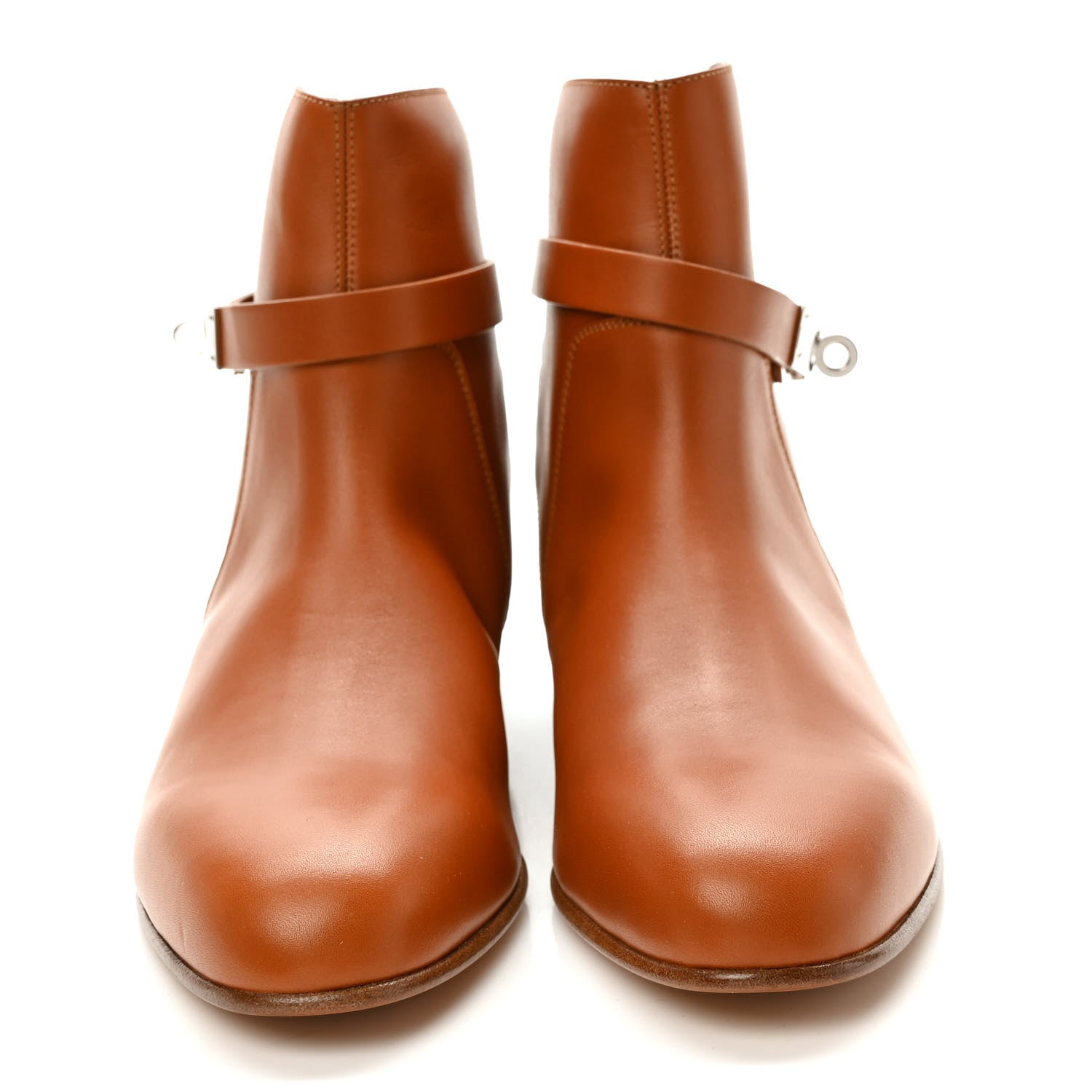 Hermes Calfskin Neo Low Boots 39 Natural 2 of 8
