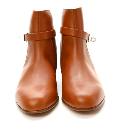 Hermes Calfskin Neo Low Boots 39 Natural 2 of 8
