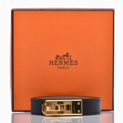 Hermes Chamonix Kelly Double Tour Bracelet S Black 9 of 9