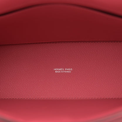 Hermes Evercolor Kelly Danse II Belt Bag Rose Azalee 6 of 10