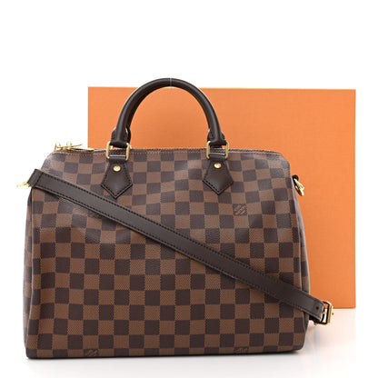 Louis Vuitton Damier Ebene Speedy Bandouliere 30 10 of 10