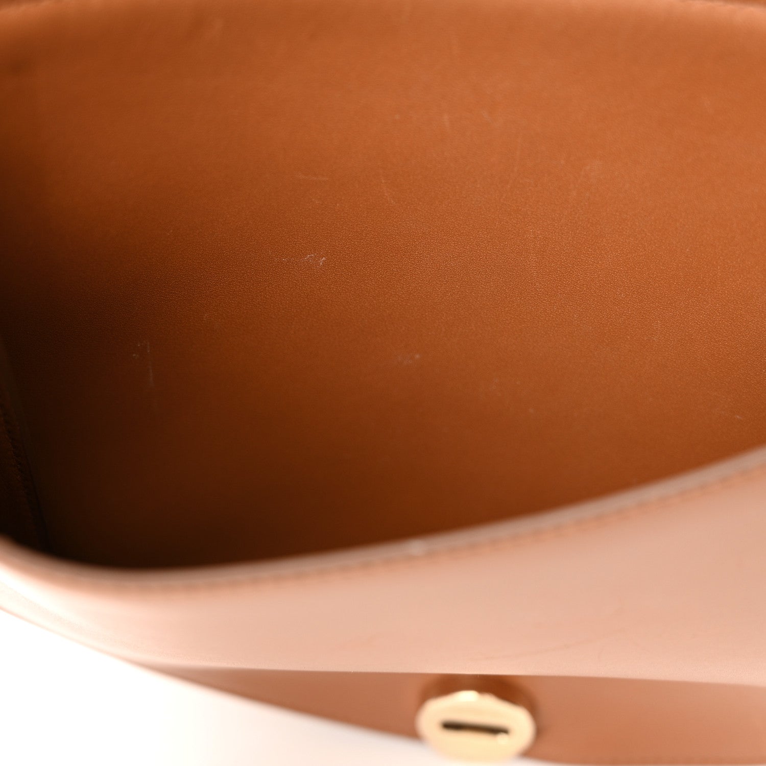 Salvatore Ferragamo Calfskin Large Vela Flap Bag Brown 12 of 12