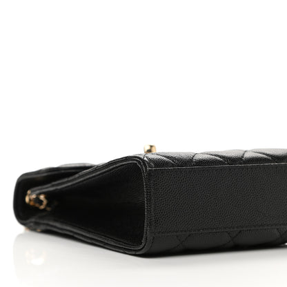Chanel Caviar Quilted Classic Phone Holder Black 10 of 12
