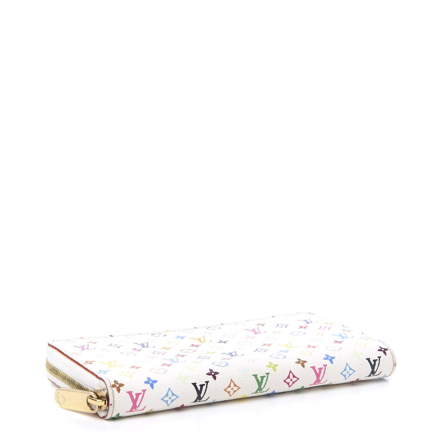 Louis Vuitton Monogram Multicolor Zippy Wallet White Eglantine 3 of 6