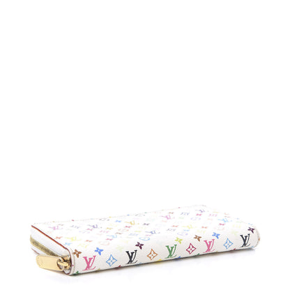 Louis Vuitton Monogram Multicolor Zippy Wallet White Eglantine 3 of 6