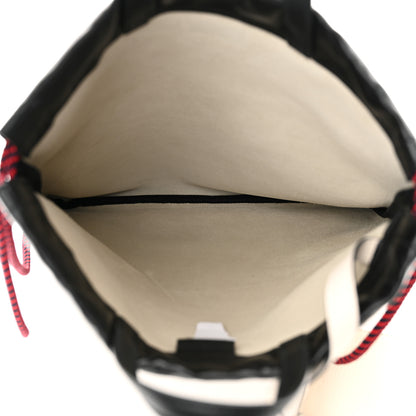 Gucci Calfskin Logo Drawstring Backpack Mystic White 6 of 11