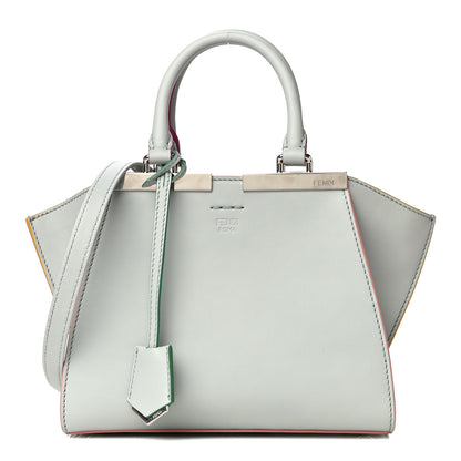 Fendi Vitello Dolce Mini 3jours Tote Grigio Perla 1 of 14