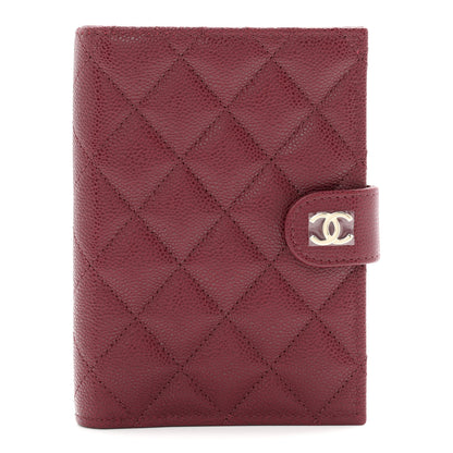 Chanel Caviar Quilted Passport Holder Dark Burgundy 1 of 8