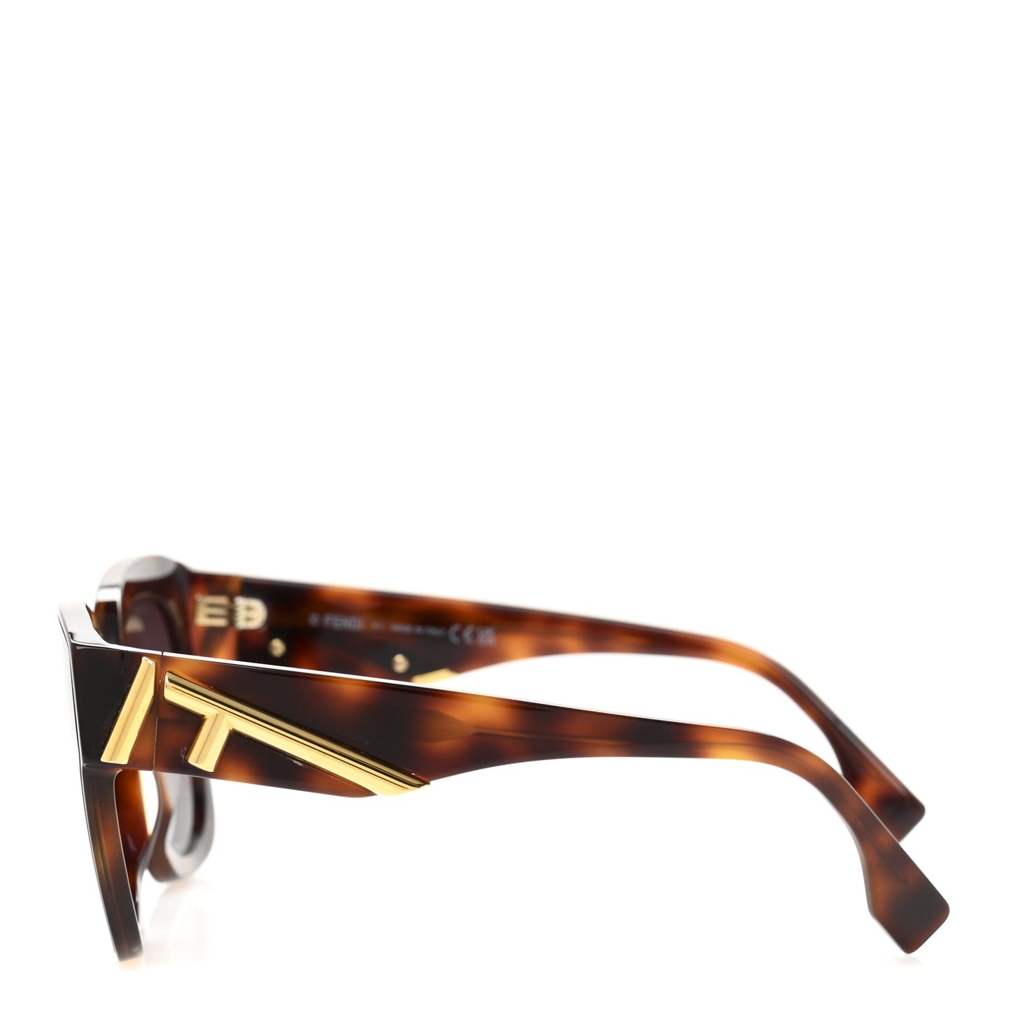 Acetate Fendi First Sunglasses FE40098I Havana