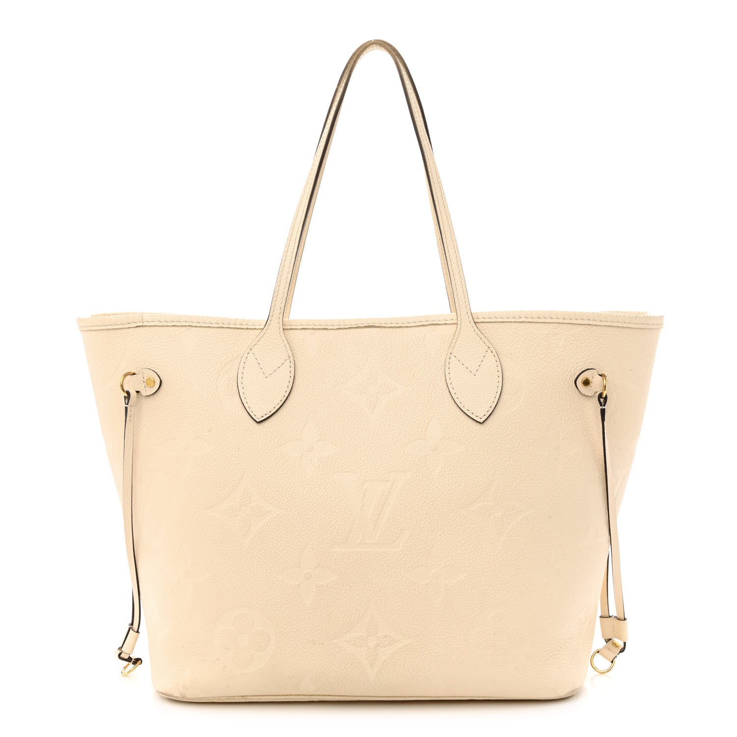 Louis Vuitton Empreinte Monogram Giant Neverfull MM Cream 3 of 15