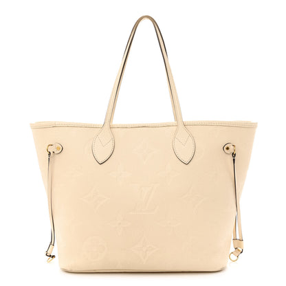 Louis Vuitton Empreinte Monogram Giant Neverfull MM Cream 3 of 15