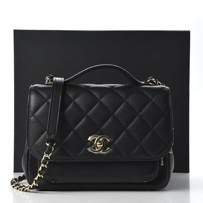 Chanel Caviar Quilted Medium Business Affinity Flap Black 10 of 10