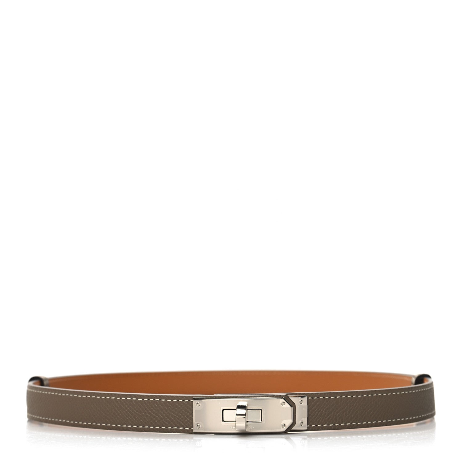 Hermes Epsom Kelly Belt Etoupe 1 of 3