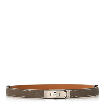 Hermes Epsom Kelly Belt Etoupe 1 of 3