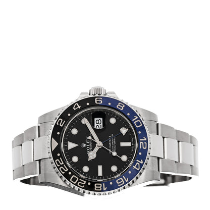 Rolex Stainless Steel 40mm Oyster Perpetual Date GMT Master II Batman Watch Black 116710BLNR 2 of 5