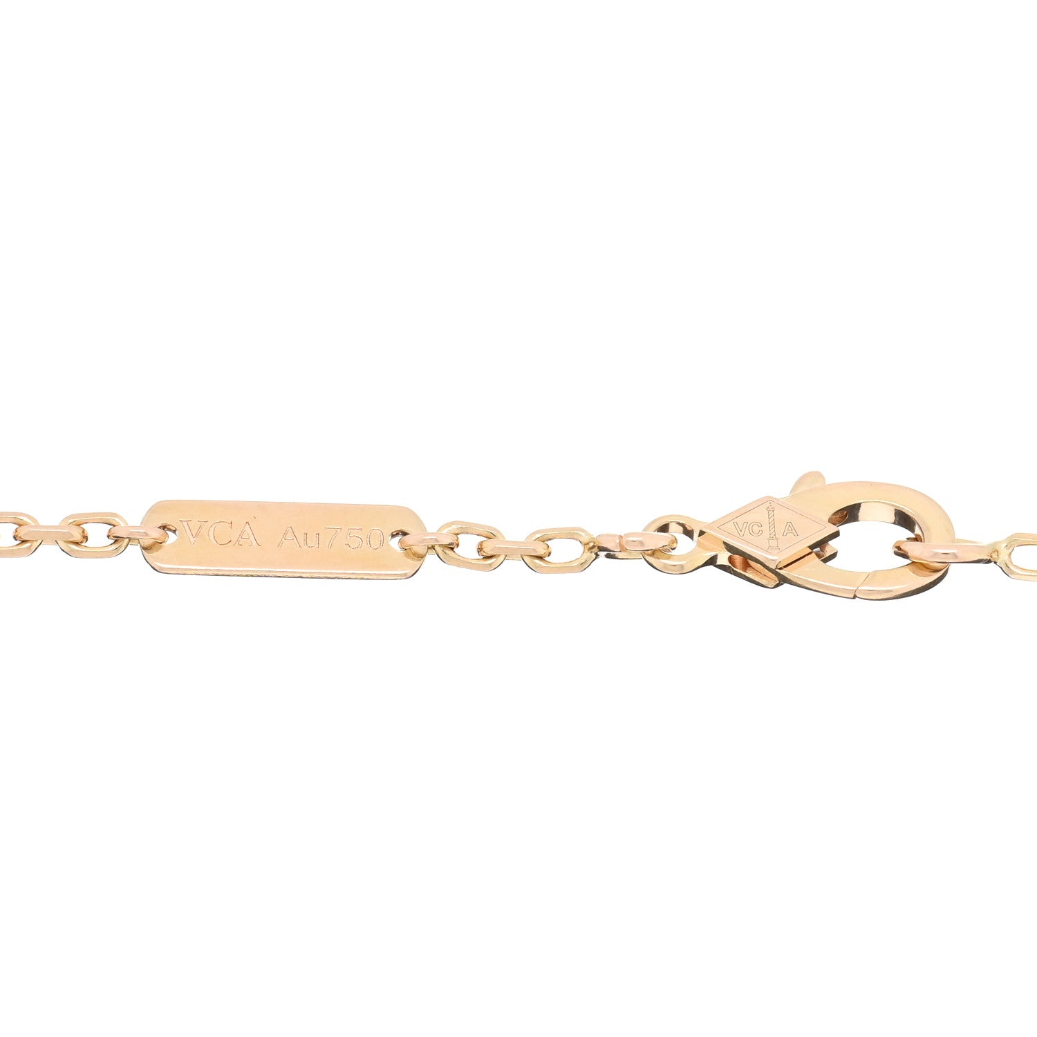 Van Cleef & Arpels 18K Rose Gold Carnelian Onyx Lucky Spring Closed Wing Ladybug Bracelet 3 of 3