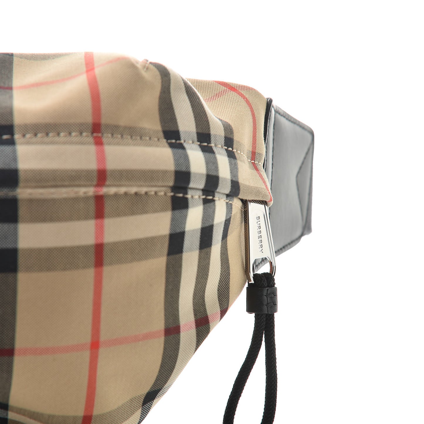 Bonded Cotton Vintage Check Medium Bum Bag Archive Beige