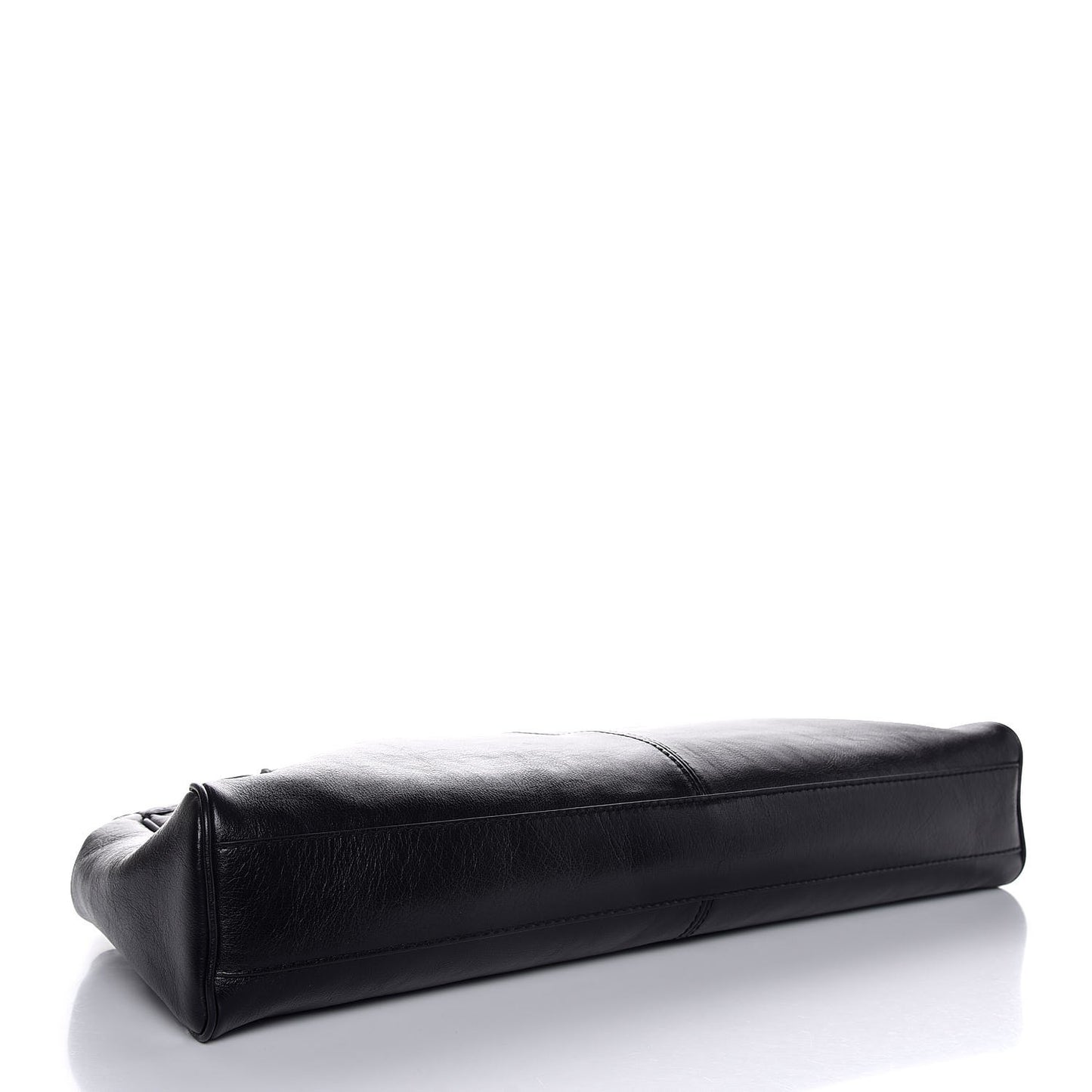 Calfskin Large Re(Belle) Top Handle Bag Black