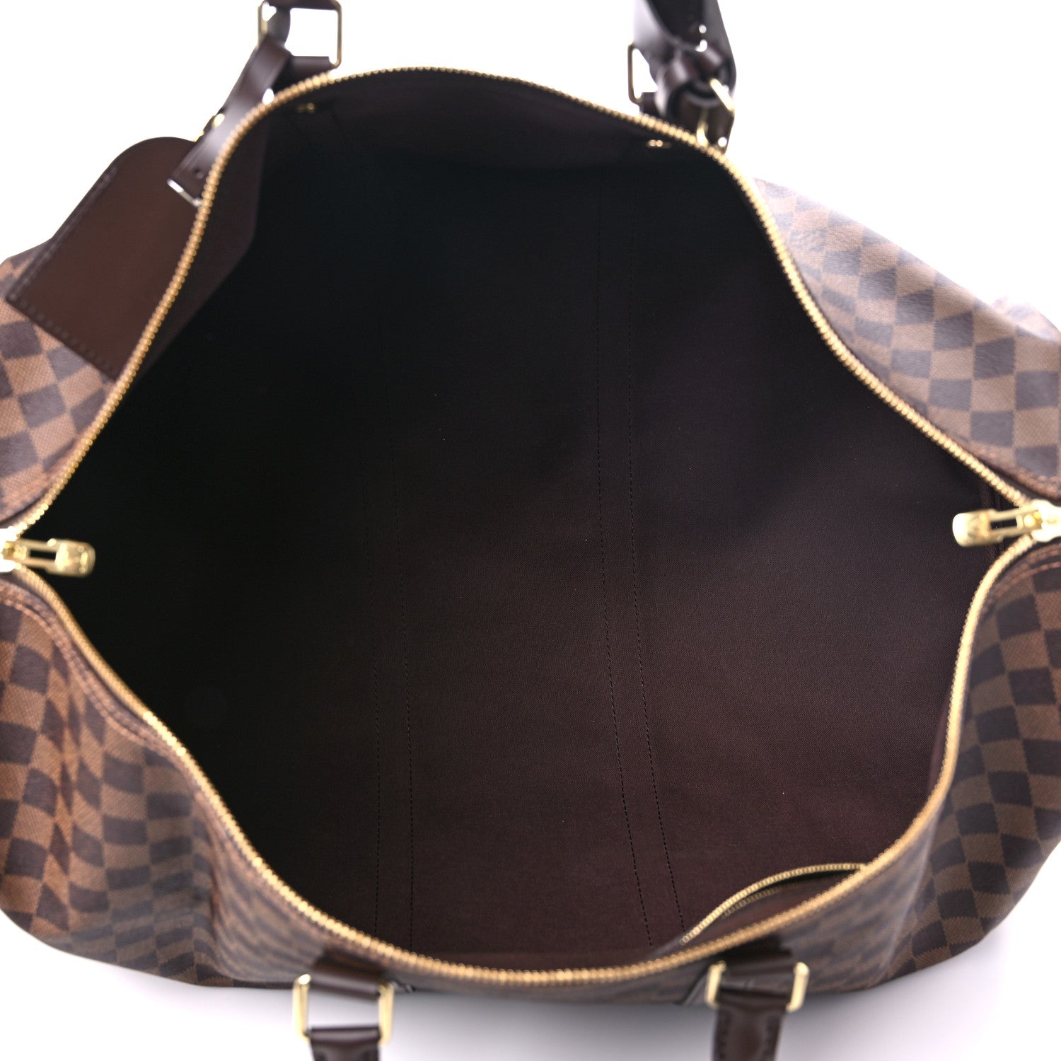 Louis Vuitton Damier Ebene Keepall Bandouliere 55 5 of 11