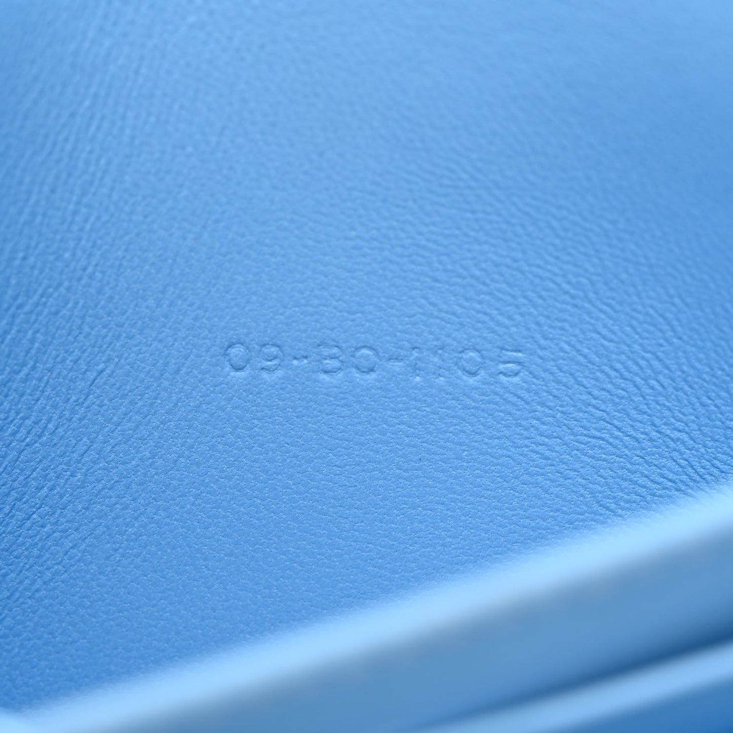 Lambskin Cannage Miss Dior Promenade Pouch Blue