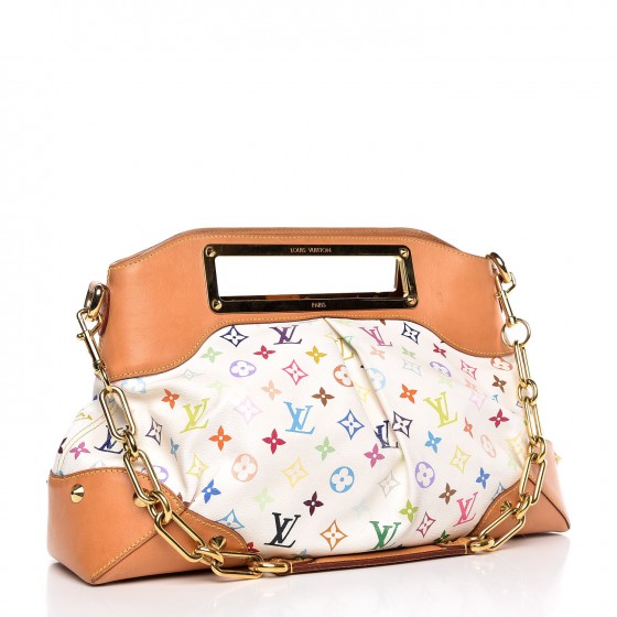 Louis Vuitton Monogram Multicolor Judy GM White 3 of 14