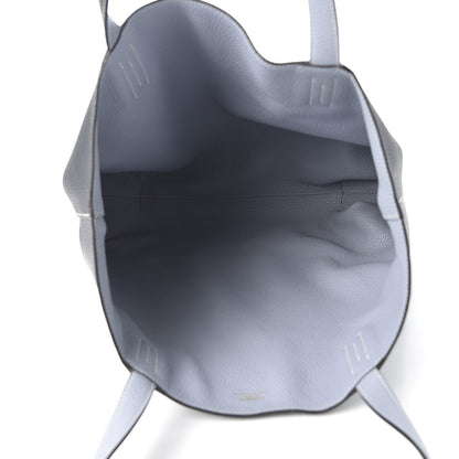 Hermes Taurillon Clemence Double Sens 36 Reversible Tote Bleu Lin Bleu Obscur 8 of 15