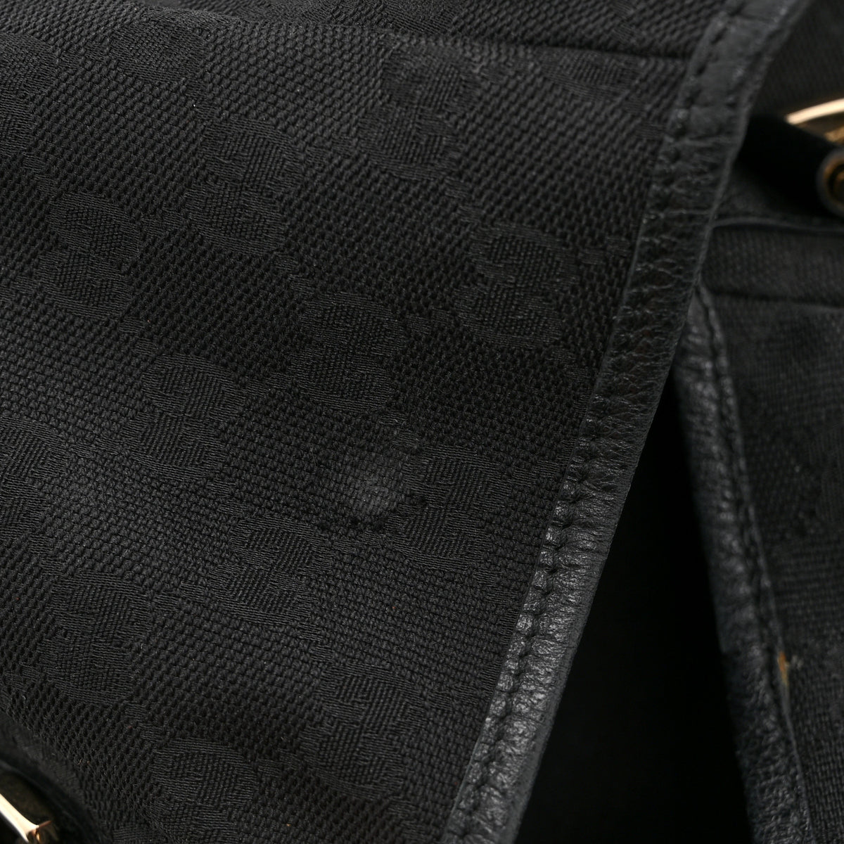 Gucci Monogram Medium Abbey Shoulder Bag Black 12 of 12