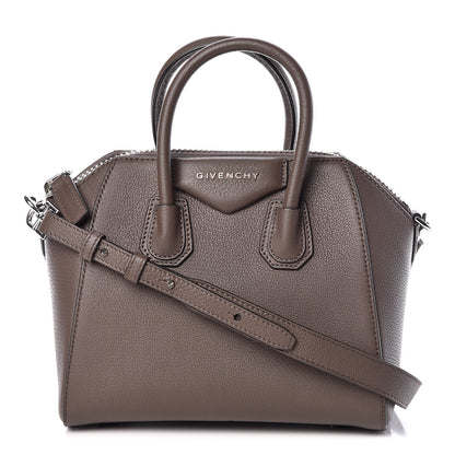 Givenchy Sugar Goatskin Mini Antigona Heather Grey 1 of 9