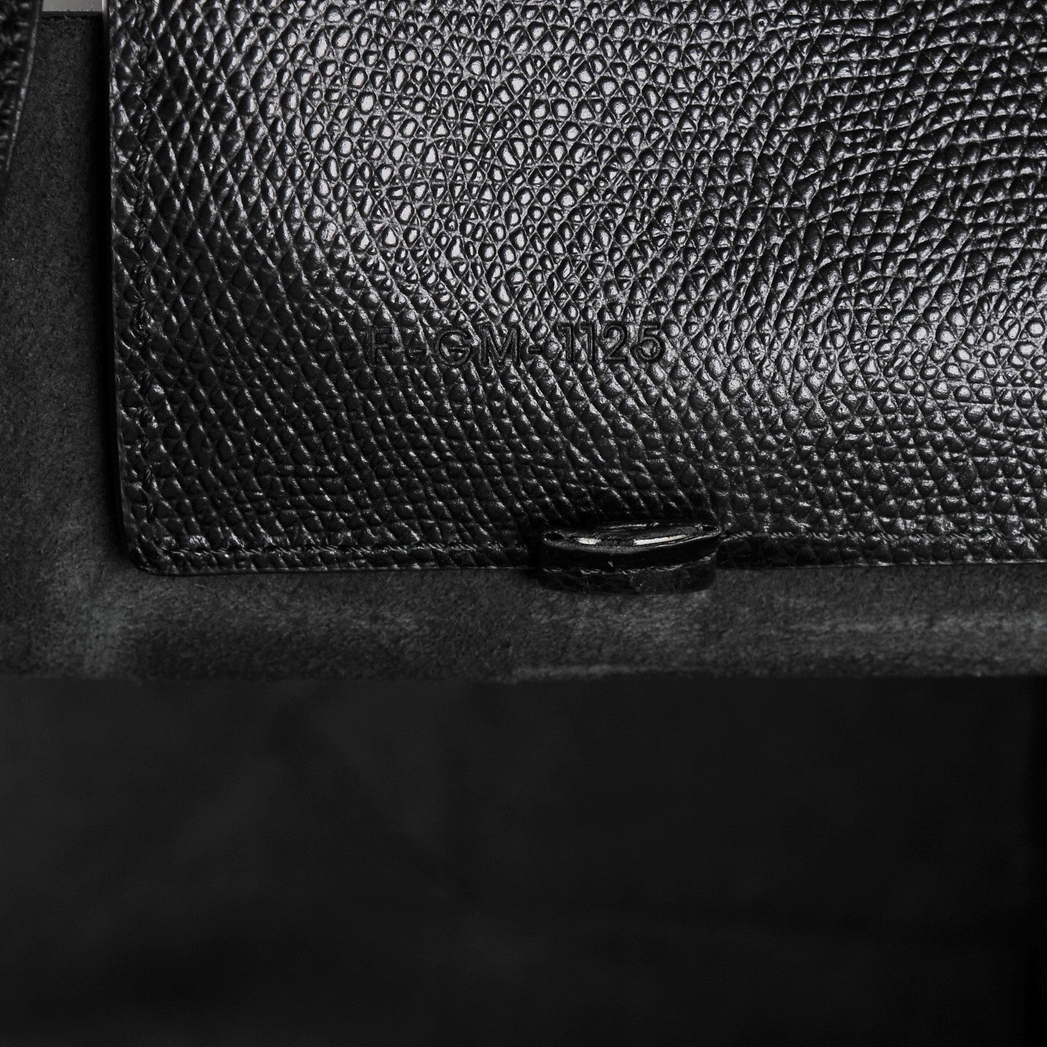 Celine Grained Calfskin Small Vertical Cabas Black 7 of 7