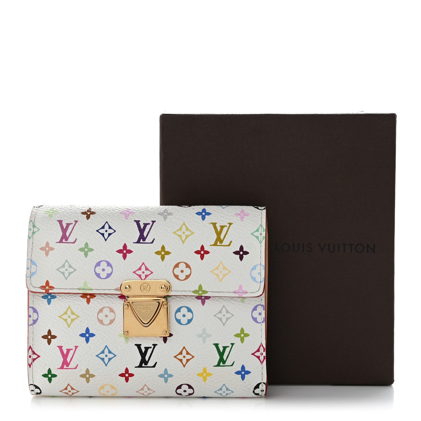 Monogram Multicolor Koala Wallet White