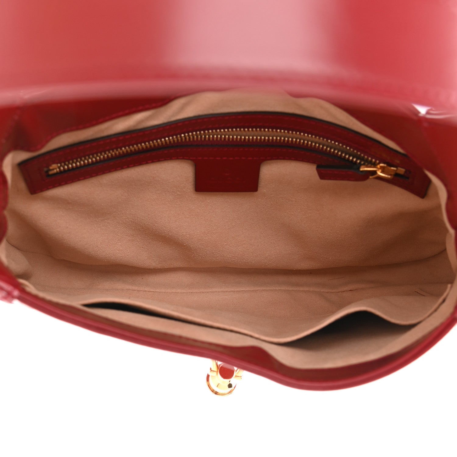 Gucci Boarded Dyana Lux Calfskin Small Jackie 1961 Hobo New Cherry Red 5 of 11