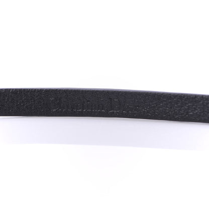 Christian Dior Calfskin Crystal Bee Triple Loop Bracelet Black 3 of 3