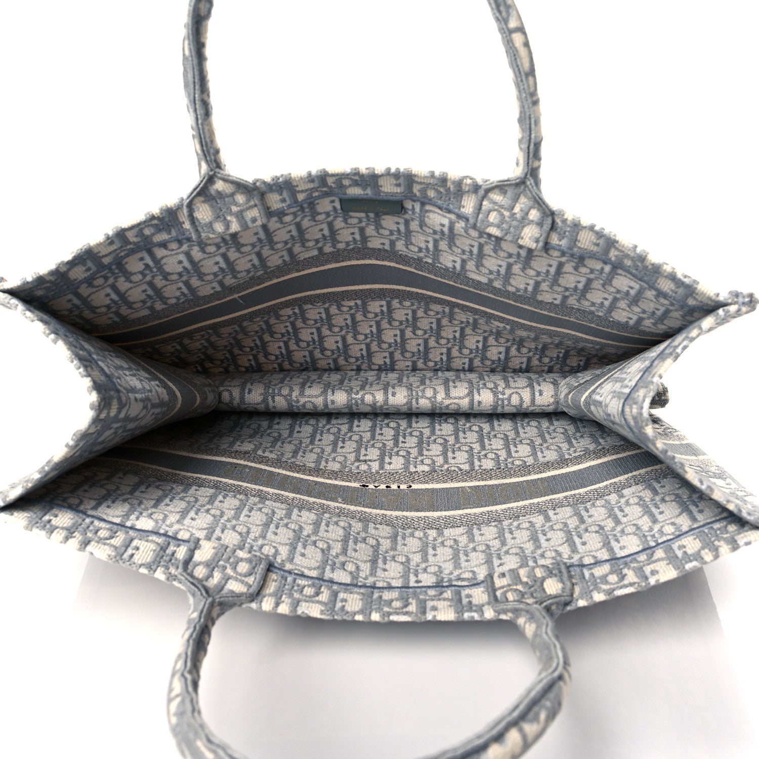 Christian Dior Oblique Large Book Tote Grey 5 of 10