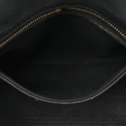 Alexander McQueen Pebbled Calfskin Small Skull Padlock Zip Around Tote Black 6 of 14