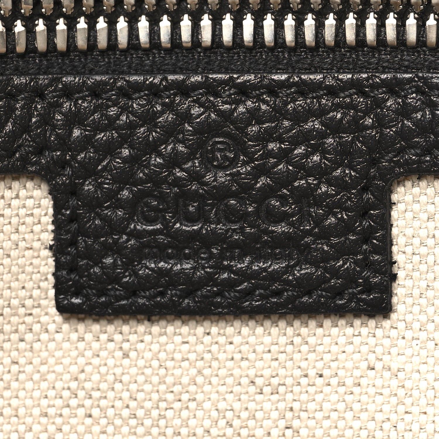 Gucci Piuma Calfskin Jumbo GG Embossed Medium Wristlet Messenger Bag Black 6 of 10
