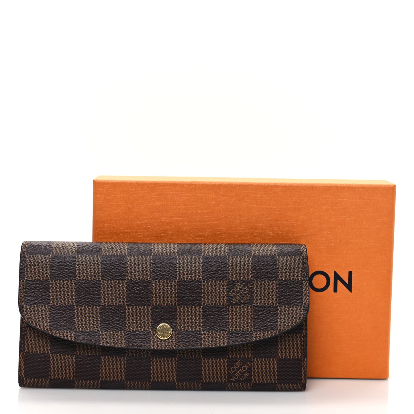 Damier Ebene Emilie Wallet Rose Ballerine