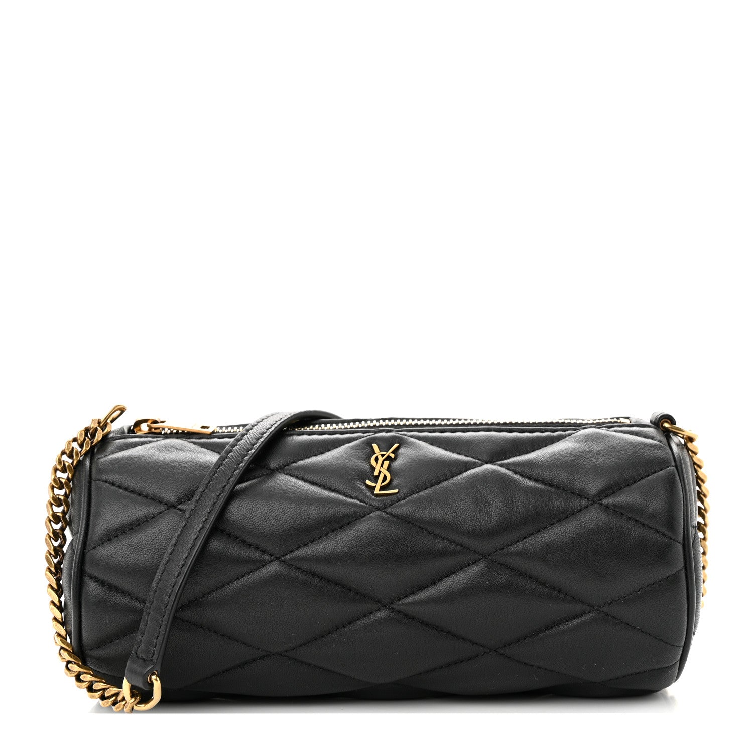 Saint Laurent Lambskin Monogram Mini Sade Tube Bag Black 1 of 10