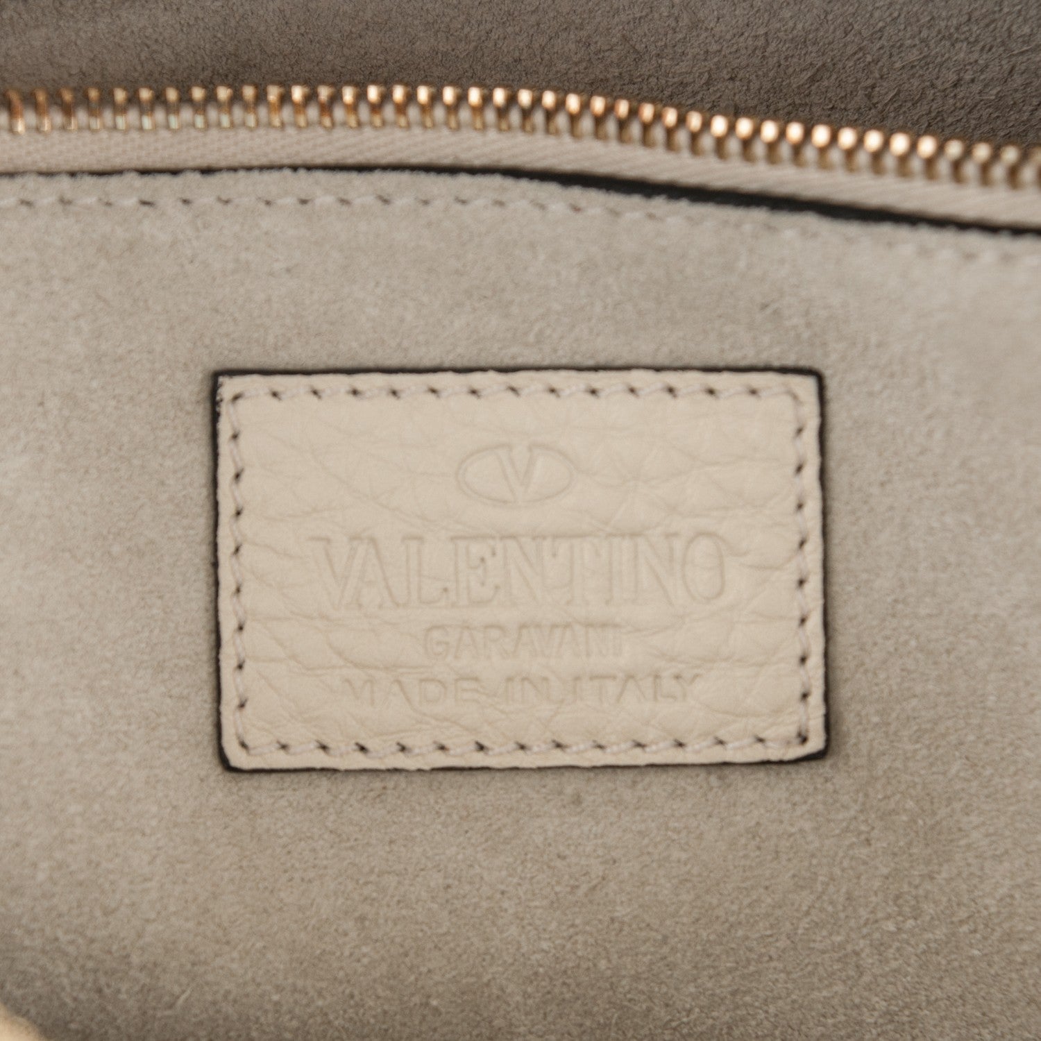 Valentino Garavani Grained Calfskin C-Rockee Fringe Hobo Light Ivory 6 of 7