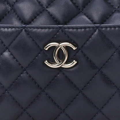 Chanel Lambskin Quilted Medium Camera Case Navy Blue 9 of 12