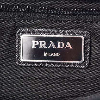 Prada Tessuto Nylon Saffiano Belt Bag Black 6 of 12