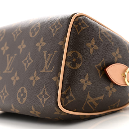 Louis Vuitton Monogram Speedy Bandouliere 20 Beige 9 of 13