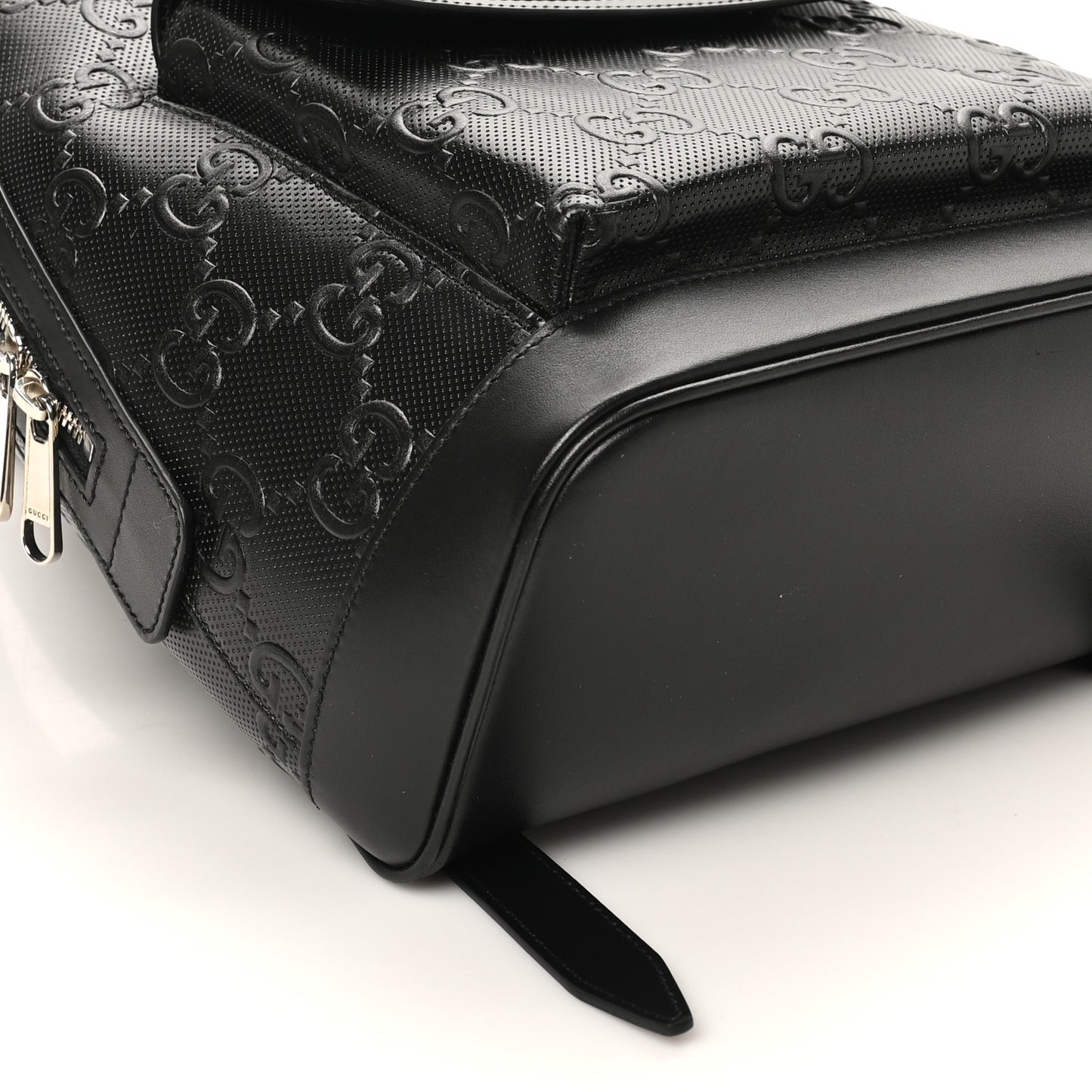 Calfskin GG Tennis Embossed Backpack Black