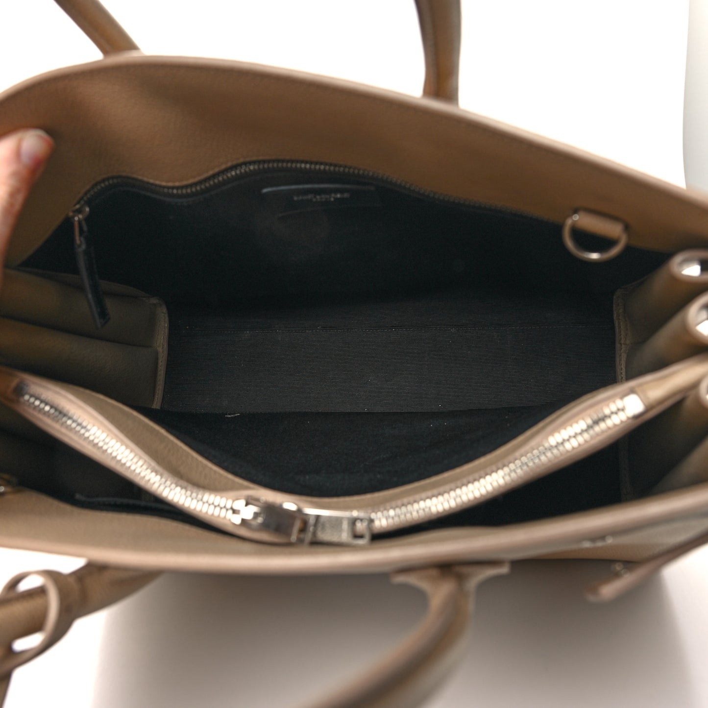 Grained Calfskin Small Sac De Jour Nude Powder
