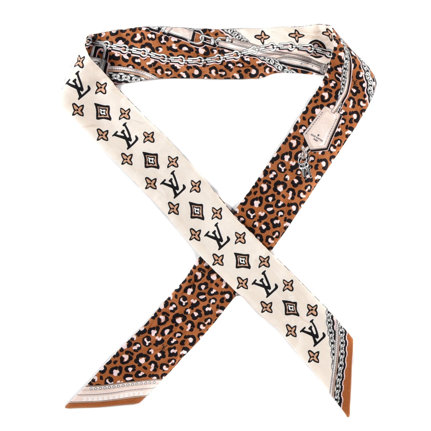 Louis Vuitton Silk Monogram Wild At Heart BB Bandeau Cream 1 of 3