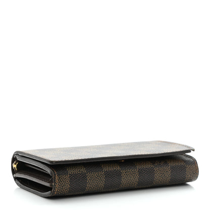 Louis Vuitton Damier Ebene Porte-Monnaie Billets Tresor Wallet 4 of 9