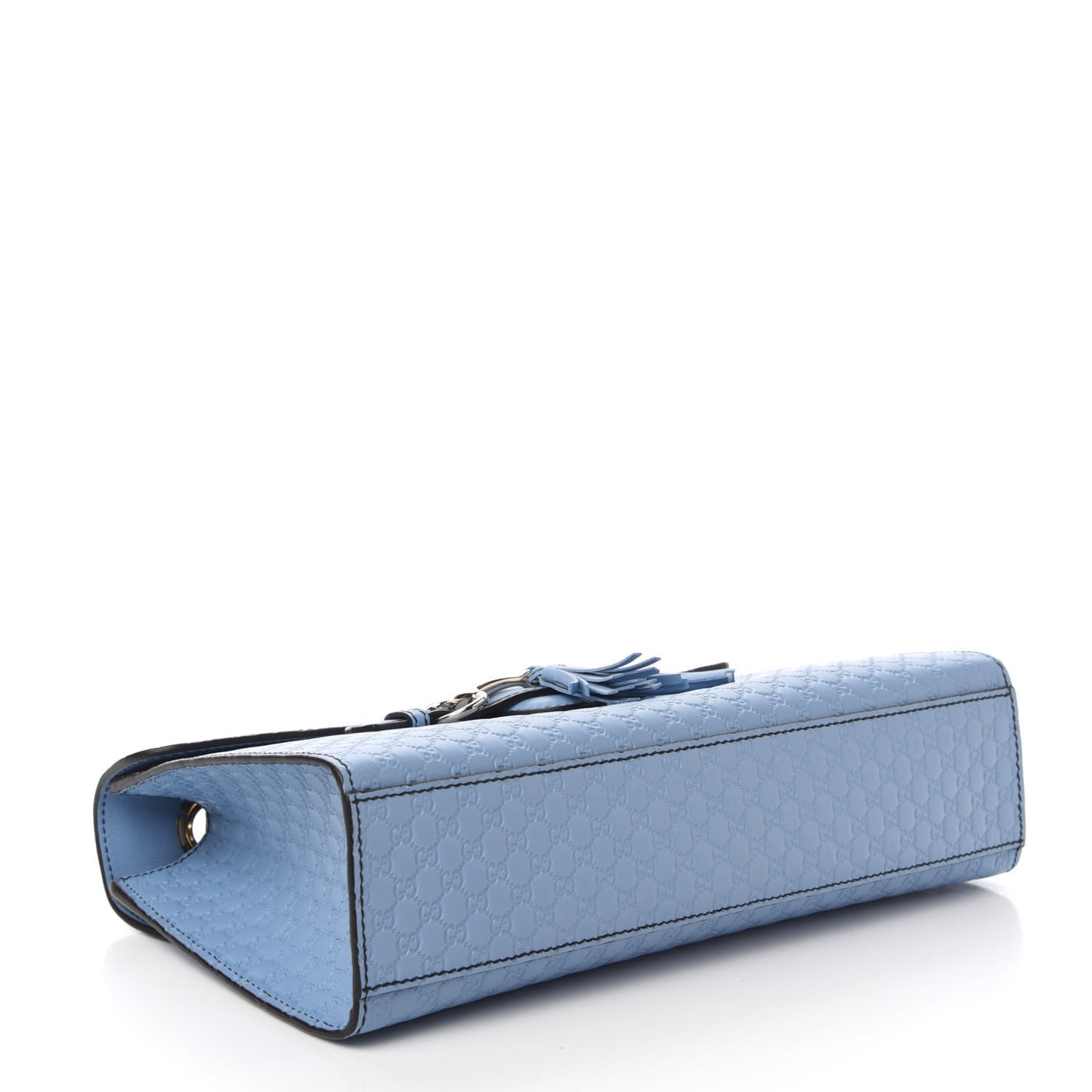 Microguccissima Medium Emily Chain Shoulder Bag Mineral Blue